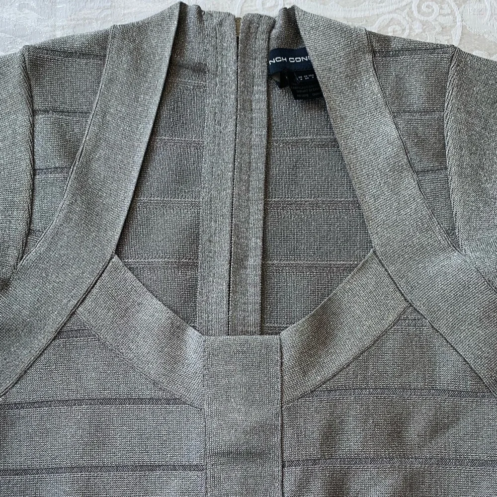 French connection size 2 metallic mini dress - Picture 5 of 16